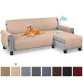 thumbnail image 1 of CHUANK Housse de Canapé Imperméable en Forme de L, Housses de Canapé, Housse de Chaise Longue Réversible, Protecteur de Meubles pour Animaux, Enfants, Chien, Chat, Kaki P, 1 of 7