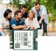 thumbnail image 5 of Tarjeta de Red InaláMbrica DW1820 QCNFA344A 2,4G + 5G de Doble Banda Gigabit Bluetooth 4,1 NGFF Tarjeta de Red Compatible con 802.11AC, 5 of 10