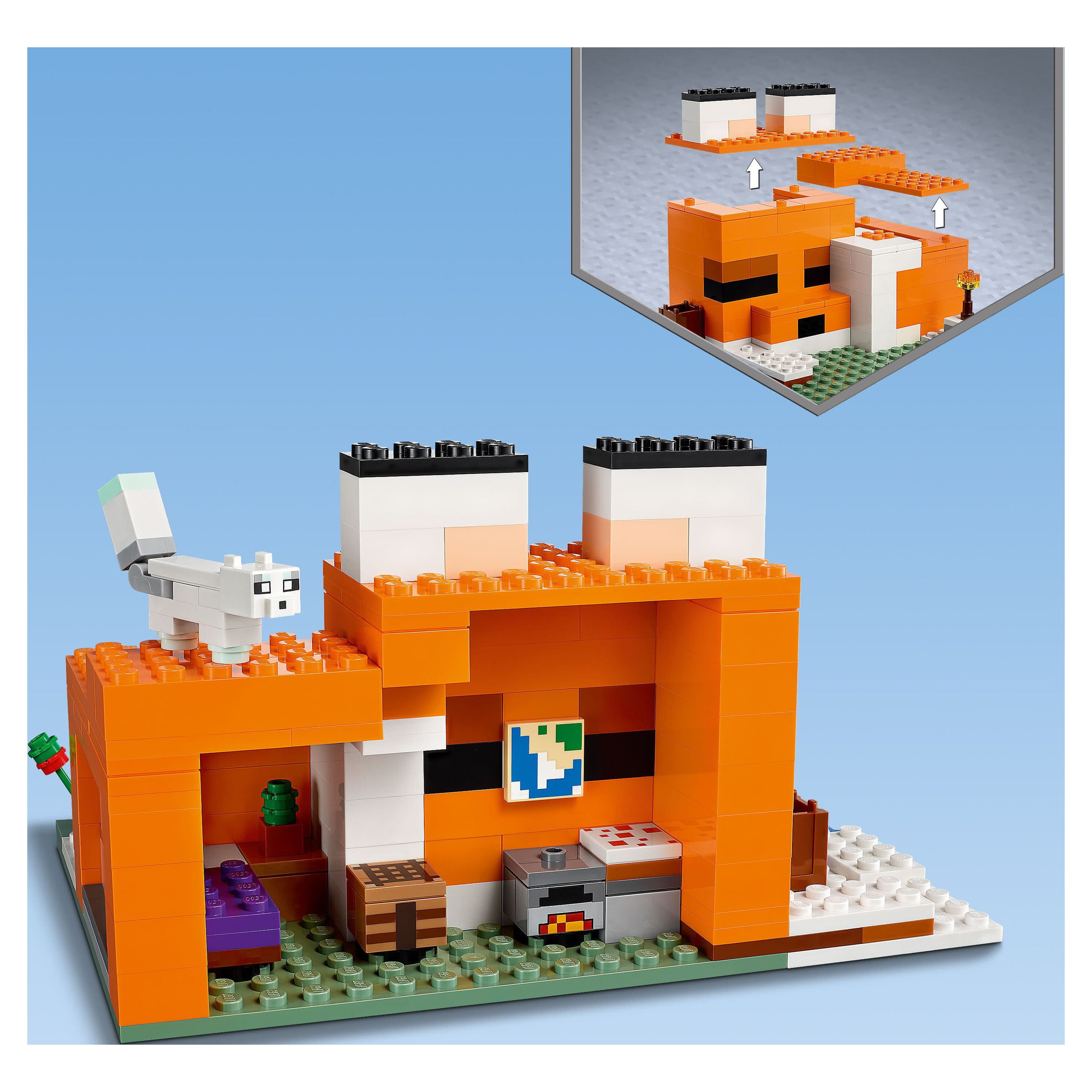 Nouveau lego minecraft : la maison des Renard 🦊 21178 
