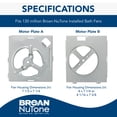 thumbnail image 2 of Kit de Motor para Extractor de Baño Broan-NuTone RE70BN 70 CFM, 2 of 7