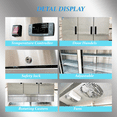 thumbnail image 6 of Cooler Depot 83 inch 65 cu.ft, 3 doors Reach-in Commercial Freezer, NSF Certified., 6 of 8