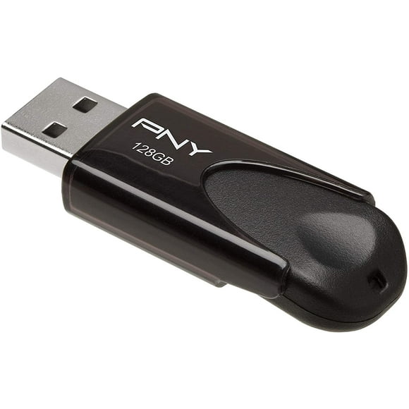 PNY 128GB Attaché 4 USB 2.0 Flash Drive - Black (P-FD128ATT4-GE)