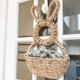 thumbnail image 3 of Naiovety Cesta de Pascua de mimbre tejida a mano con forma de conejo, ideal para decorar el porche o la pared. Símbolo del Conejo de Pascua. Decoración del hogar, 3 of 4