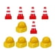 thumbnail image 5 of 100x Mini cono de tráfico Mini sombrero de construcción, juguete de carretera, recuerdos de fiesta, conos de entrenamiento para niños y niñas, 5 of 9