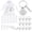 Silver, variant on 36 Pcs Employee Appreciation Gifts Bulk for Coworkers Keychains Organza Bags with Cards for Staff Graduation Favors(Black)