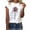White, variant on IROINNID Women's Round Neckline T-Shirt Short Sleeve Casual Tops Women Tops America Independence Day