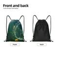 thumbnail image 5 of Kdxio Jelly Fish Print Drawstring Backpack Bag,Waterproof Draw String Back Sack, Gym Drawstring Bags Swim Bag For Unisex, 5 of 9