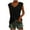 Black, variant on breaise Womens Plus Size Short Sleeve Tshirt Dressy Split V Neck Tunic Tops Regualr Fit Solid T-Shirt Basic Tee S-XXL