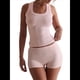 thumbnail image 3 of Conjunto de Shorts Deportivos Ajustados para Mujer: Top Sin Mangas y Shorts Rosa S, 3 of 8