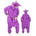 thumbnail image 1 of Pijamas de dibujos animados para adultos, ropa de dormir de Yoshi, Onesies, chimpancé, Kigurumi, disfraces de Cosplay de Halloween, Umbreon, Animal, 1 of 4
