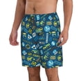thumbnail image 2 of Naloa Heavy Equipment Machinery Men's Beach Shorts, Surfing shorts, Swim trunks, Quick Dry Swim Trunks for Surfing Beach Fun - 3X-Large, 2 of 9