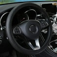 thumbnail image 1 of Steering Wheel Cover for Universal 15 Inch Car Steering Wheel Protectors Microfiber PU Leather Elastic Interior Accessory for Men Women, 1 of 6