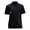Black M, variant on Chef Jacket, Short Sleeve Classic Soft Cotton Breathable Chef Coat for Caterers Counter Servers , White M