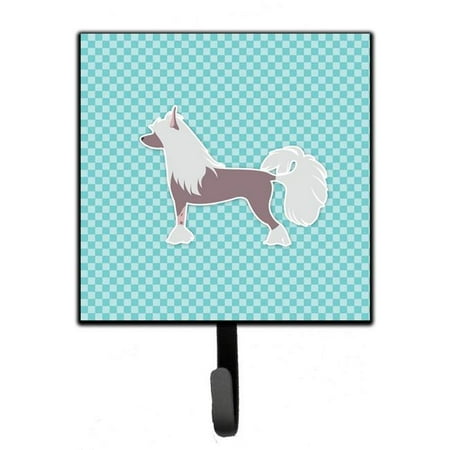 

Chinese Crested Checkerboard Blue Leash or Key Holder