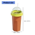 thumbnail image 3 of Portable Freezing Slushies Cup With Lid Straw for Ice Cream Travel Friendly Iced Drink Maker For Beverages Snacks, 3 of 9