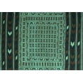 thumbnail image 1 of Ahgly Company Indoor Rectangle Southwestern Turquoise Blue Country Area Rugs, 8' x 10', 1 of 4