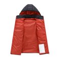 thumbnail image 3 of Qarigey Chaqueta de calefacción Chaquetas acolchadas cálidas Termostato inteligente Ropa térmica con capucha ligera Abrigo térmico con cremallera Abrigos y chamarras  Negro Rojo XL Qarigey AP013479-02, 3 of 6