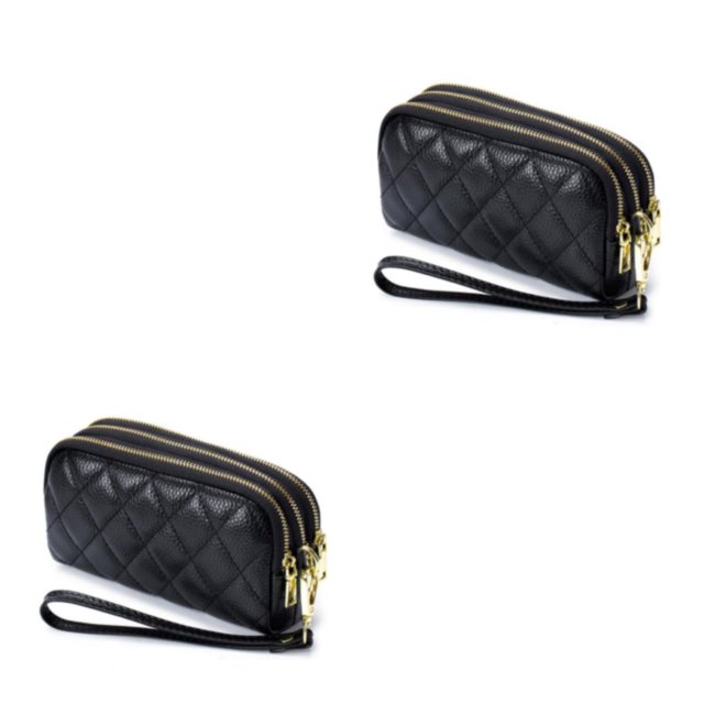 Qarigey Carteras de moda para mujer, tarjetero de piel sintética de Color sólido, monedero multitarjeta, bolso de mano de gran capacidad para Type1 NO1