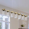 thumbnail image 2 of VONN Sorrento 40" ETL Certified Integrated LED Aluminum Chandelier-Antique Brass, 2 of 13