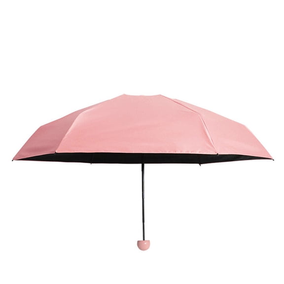 Toddmomy 1Set Travel Size Umbrella Small Compact Pink Portable Rainproof and Sun Protection for Outdoor Use Daily Life