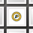 thumbnail image 2 of Gallery Pops NBA Indiana Pacers - Global Logo Wall Art, White Framed Version, 12" x 12", 2 of 5