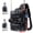 Black, variant on YTAKY Fishing Bag 45L, Fishing Backpack with Rod Holder, Waterproof, Fishing Takle bags, Breathable Shoulder Sling Fishing Gear Bag Yellow