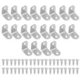 thumbnail image 2 of Corner Brace, L Bracket 60Pcs Wide Application  For Cabinet, 2 of 8