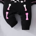 thumbnail image 5 of Ruyang Baby Girls Boys Skeleton Jumpsuit with Wings New Born Halloween Outfit Cute Hat First Birthday Outfits Cute Onesie, 5 of 5