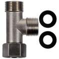 thumbnail image 3 of Shisuyan Three Way Adapter Copper Adapter Water Heater Pipe Adapter Water Heater Tube Adapter, 3 of 9