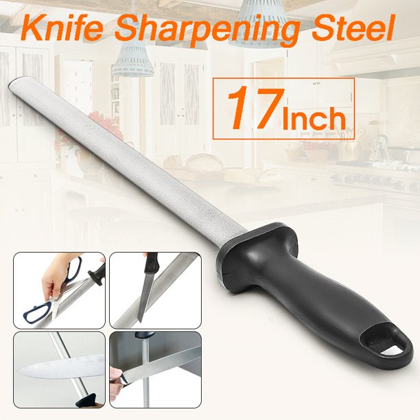 600 Grit Diamond Knife Sharpener Rod 17 Inch Professional Knife Sharpening Steel Rod Home Kitchen Sharpener Stone Tool Kitchen Accessories Walmart Com Walmart Com