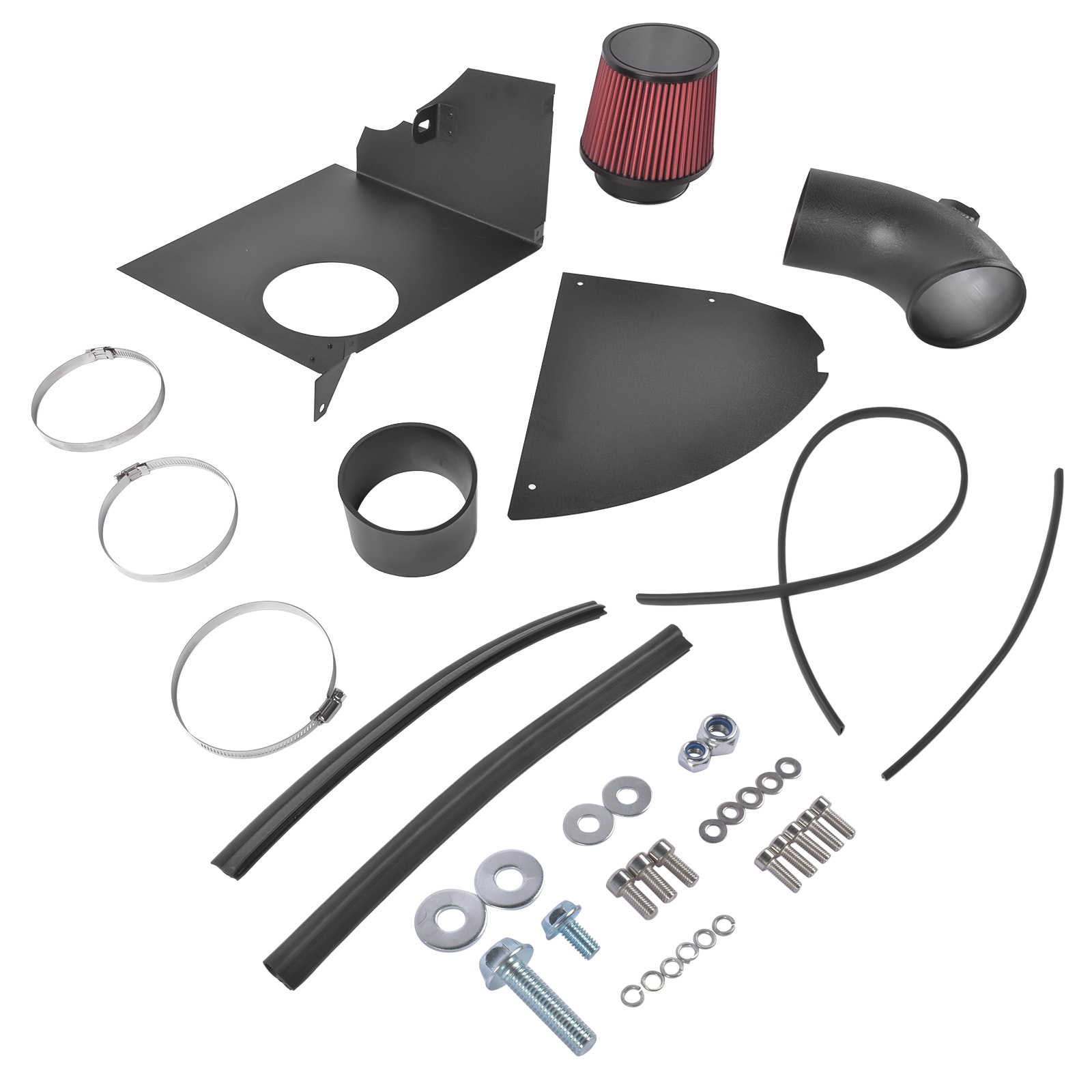 Mustrod Cold Air Intake System Kit w/ Red Filter for BMW M340i G20 G21 M440i G22 G23 M240i G42 B58 3.0L