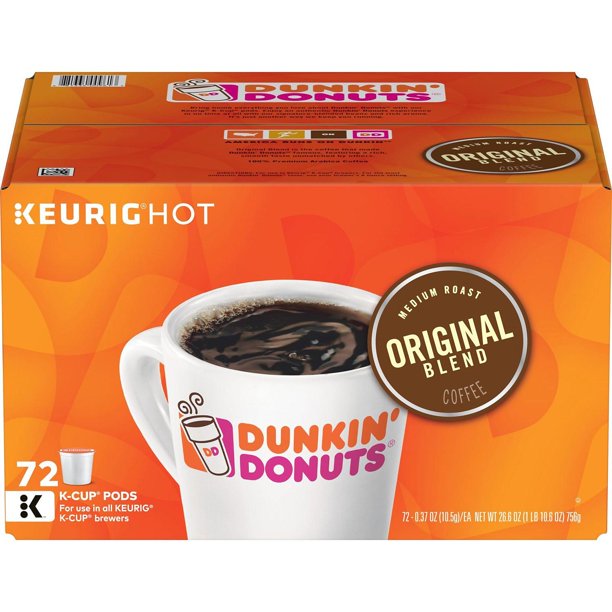Dunkin' Donuts Original Blend (72 KCups)