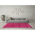 thumbnail image 3 of Ahgly Company Indoor Rectangle Abstract Pink Modern Area Rugs, 7' x 9', 3 of 4