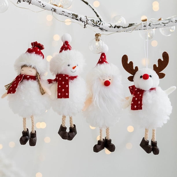 Christmas Angel Doll Christmas Tree Hanging Ornaments Christmas Decoration for Home Navidad 2022 Santa Claus New Year 2023Santa Claus BAustralia He Qiyong unisex