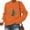 Orange, variant on Futezty Christmas Sweatshirts for Women Novelty Funny Santa Xmas Tree Graphic Pullover Tops Loose Casual Fleece Shirts