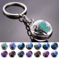 thumbnail image 2 of Llaveros de estilo de fantasía, llavero con colgante de bola de cristal, imagen artística de dragón, joyería al por mayor, envío directo, 2 of 3