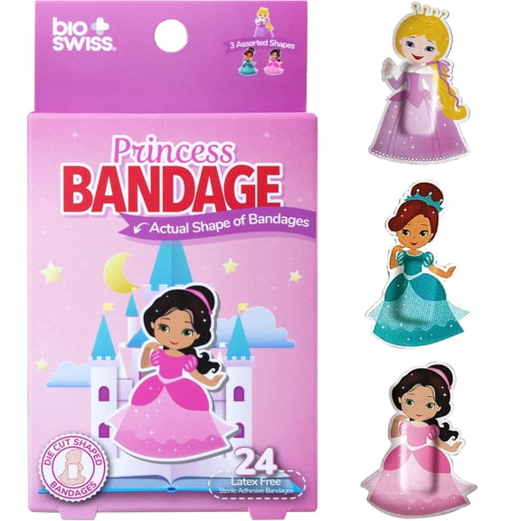 BioSwiss Princess Bandages, 24 Count
