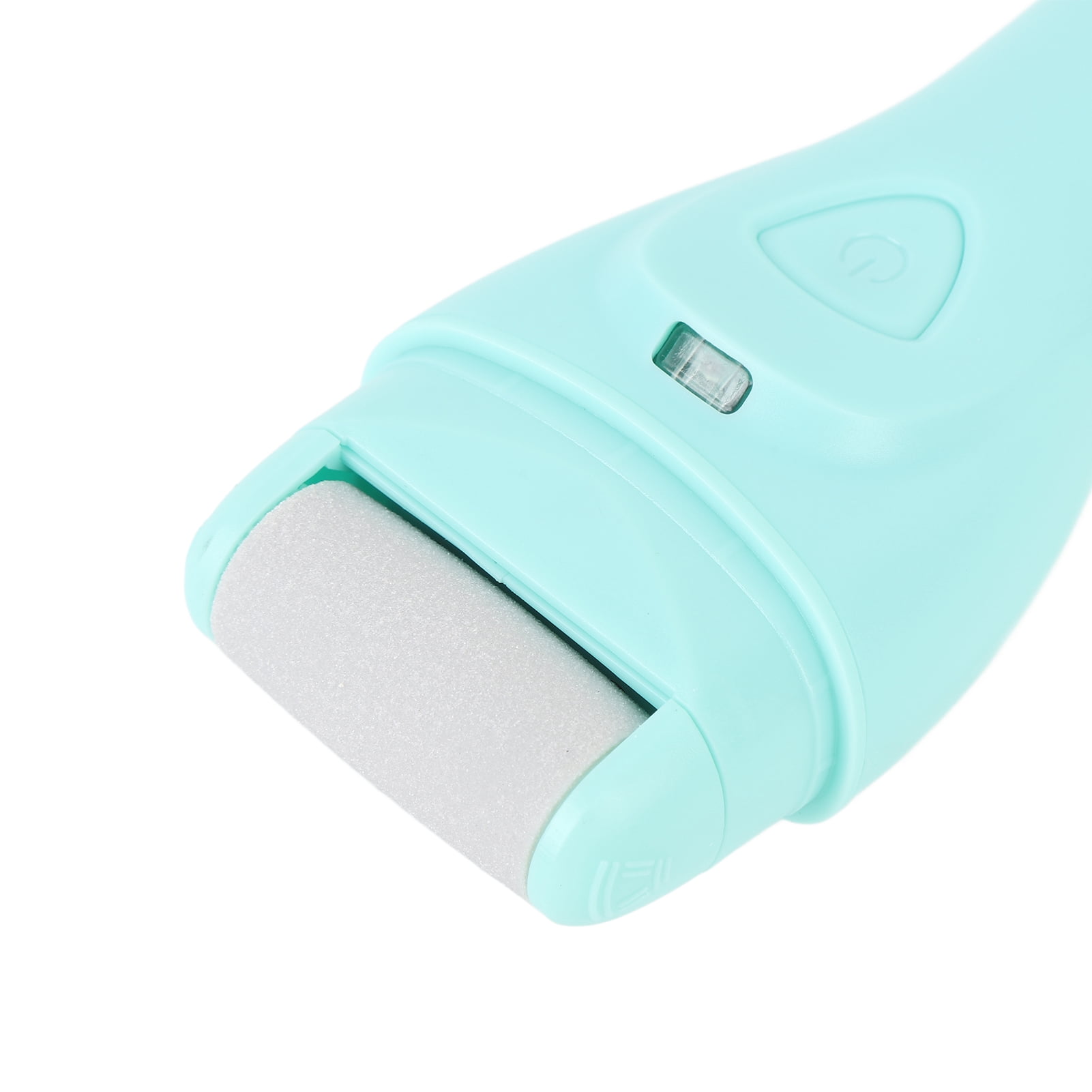 Rupoun Portable Electric Callus Remover for Feet, Digital USB Rechargeable Water Proof Foot Polisher, Professional Pedicure Tool for Cracked Heels, 8.27 inches / 21 cm, Light Blue