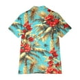 thumbnail image 4 of Womens Summer Tops, Tops for Women Trendy, Stylish Women's Casual Holiday Coconut Tree Print Short Sleeve Blouse for Everyday Wear and Travel, 4 of 5