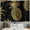 thumbnail image 2 of GOSMITH  Golden Pineapple Tapestry Wall Hanging Aesthetic Tapestry Daily Decorative Tapestry for Living Room Bedroom Dorm Painting, 2 of 6