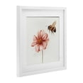 thumbnail image 2 of Spring Pollination Bee White Framed Print Under Glass, 13 x 13, Made In USA, 2 of 8
