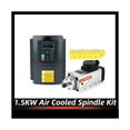 thumbnail image 2 of New CNC 1.5kw Air Cooled Spindle Kit 1500W Square Air Cooling Spindle Motor + 1.5KW VFD Inverter + 13pcs/Set ER11 ,Anti-Rust, 2 of 10