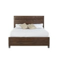 thumbnail image 6 of Camaflexi Baja Solid Wood King Platform Bed in Walnut, 6 of 7