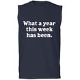 thumbnail image 1 of What A Year This Week Has Been Adult Sleeveless Tee, 1 of 2