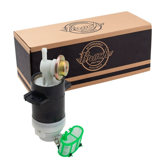 Brock Replacement for Gasoline Fuel Pump & Strainer Set Compatible with 86-96 Pickup Truck 17042-11G00