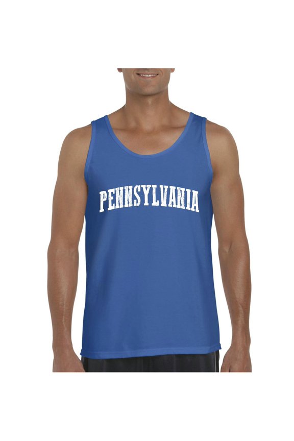 MmF - Men's Tank Top for Men, up to Men Size 3XL - Philadelphia Pennsylvania