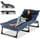 Black w/ 2 Sided Mattress & Pillow