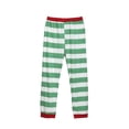 thumbnail image 4 of Pantalons Pjs Tenue Parent-Enfant Costumes de Noël Patchwork à Carreaux Imprimés Vêtements de Maison Col Rond Manches Longues Pyjamas Ensembles Deux Pièces Femmes Pjs en Liquidation, 4 of 9