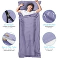 thumbnail image 2 of LSTRAGY Sleeping Bag Liner, Adult Sleep Sack & Travel Sheets, Lightweight Single and Portable Camping Sleeping Bag Liners - Ideal for Traveling, Hostels and Camping, 2 of 7