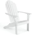 thumbnail image 2 of YYAo Adirondack Chair, Outdoor Reclining Chair,Acacia Wood Outdoor Adirondack Chair with Ergonomic Design-White, 2 of 11